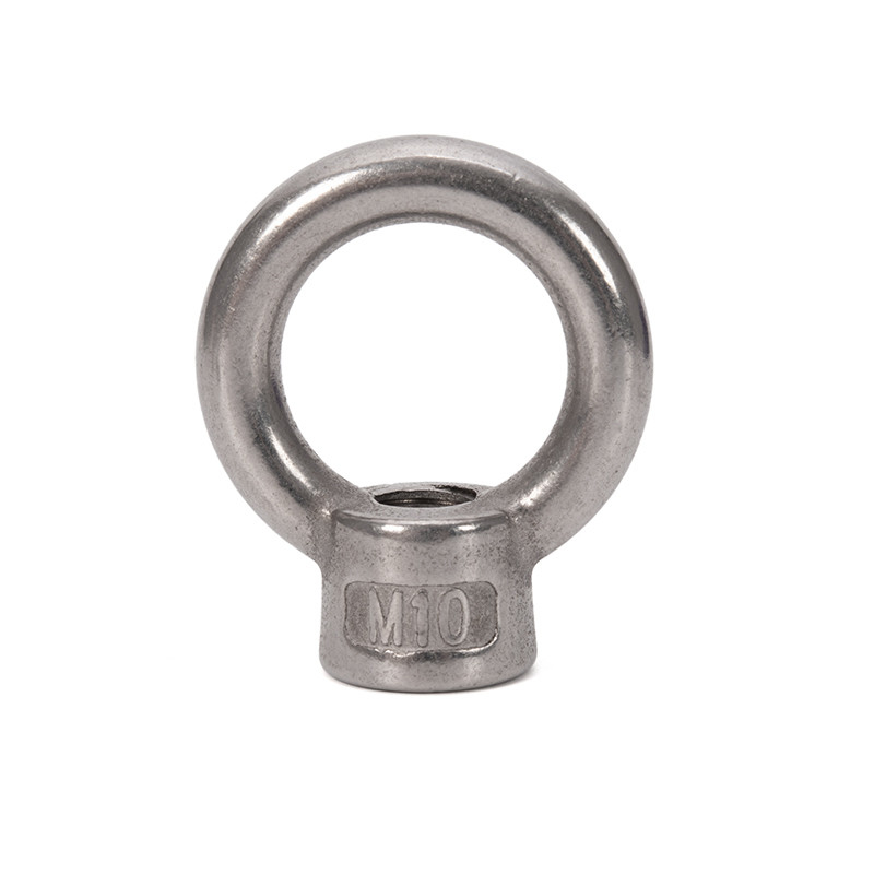 Marine Cable Rope Ring SS314 M10 Lifting Eye Nut Screw Bolt with Black Oxide Finish and Imperial Measurement System