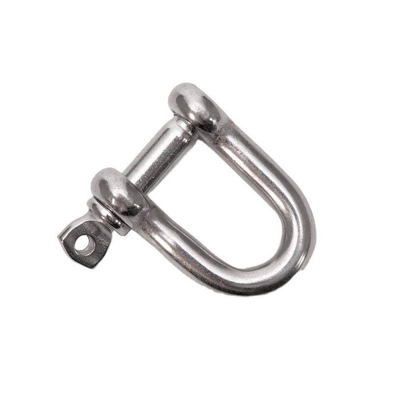 Metric Measurement System Stainless Steel High Polished Safety Captive Screw Pin DEE SHACKLES SS304 SS316 D Shackle