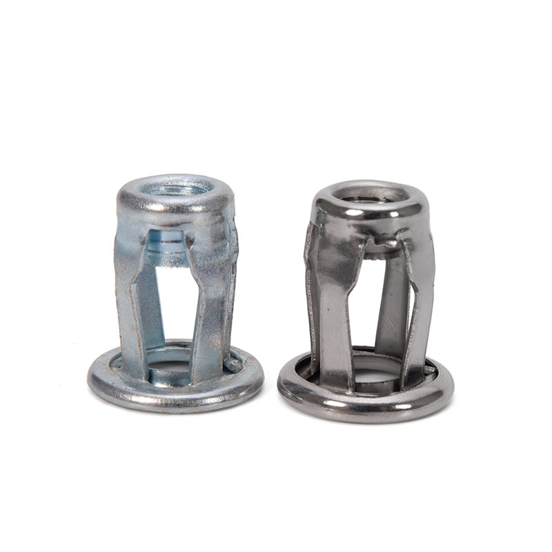Galvanized Zinc Jack Nut Q-Fold-Nut Short M8 Auto Parts Instock for International Market