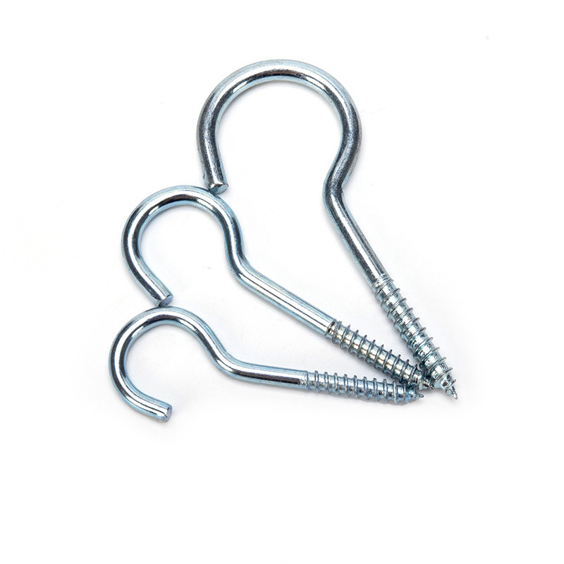 Metric Measurement System Galvanized Stainless Steel Fish Eye Screw Hook M1.6 M2 M2.5 M3 M4 M5 M6 M8 M10 M12 M14 M16 M20