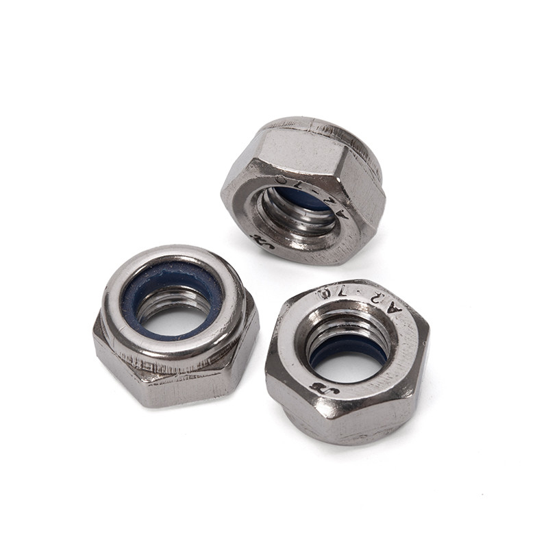 Metric Measurement System DIN985 Stainless Steel A2 A4 M6 Zinc Plated Hex Nylon Insert Lock Nuts for General Industry