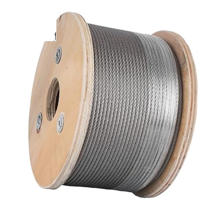 Customized Color Stainless Steel Rigging Railing Rope Wire Cable for Plant Climbing Clothesline and Fence Shade Sail
