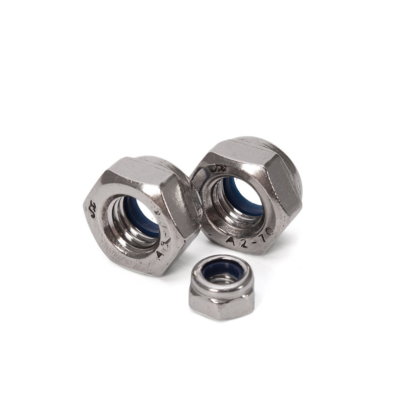 Healthcare Metric M5 5/16 Self-Locking Hexagon DIN985 Stainless Steel 304/316 Nylon Insert Lock Nut for Heavy Industry