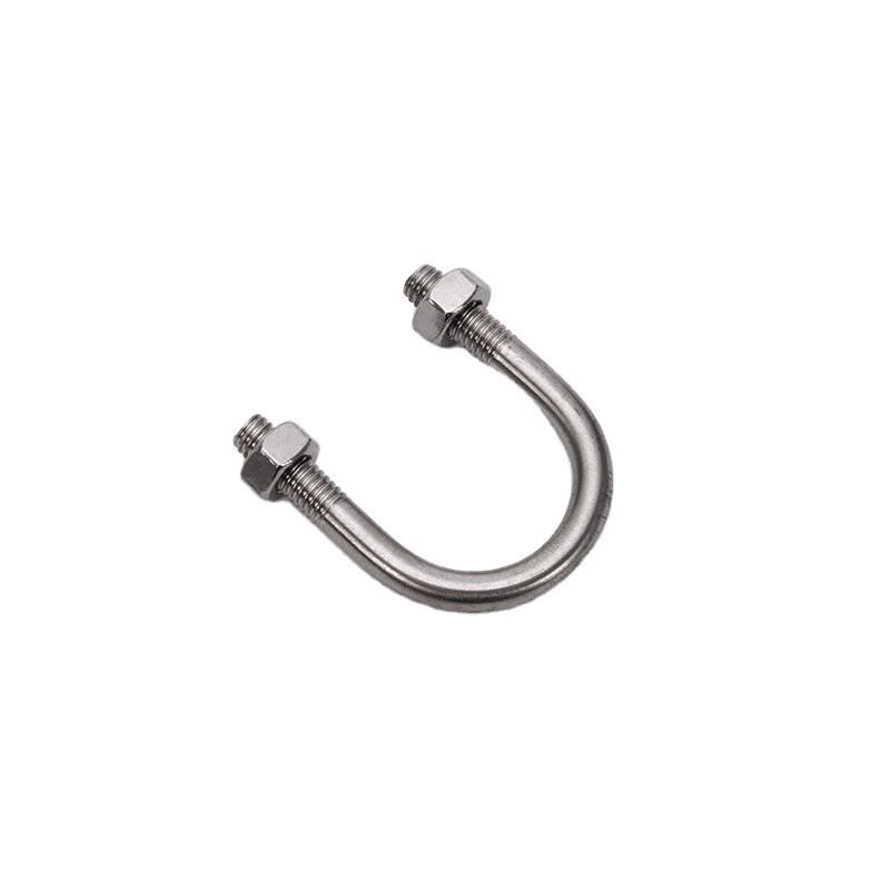 Customized Plain Finish U Bolt for Heavy Duty Applications M3 M4 M5 M6 M8 M10 M12M16 M20 Stainless Steel 304 316 JIS Standard