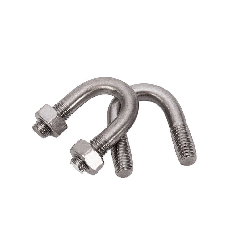 Auto Part Trailer U-Bolt Nut Pipe Clamp in High Strength Stainless Steel DIN Standard M3 M4 M5 M6 M8 M10 M12 M16 M20