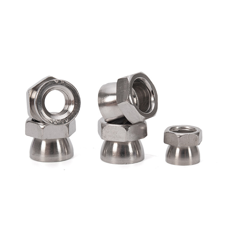 Metric Measurement System Twist Hexagonal Anti Theft Nuts In 304 316 Stainless Steel For DIN Standard