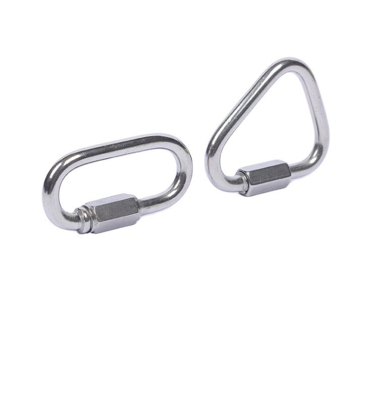 Corrosion Resistant Customized Size M3-M12 Heavy Duty Stainless Steel Quick Chain Link Connect Ring with ZINC PLATED Finish