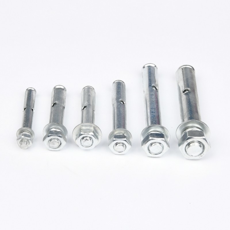 Brown High Capacity Stainless Steel Metric Zinc Plated Concrete Screw Sleeve Type Conical Wedge Expansion Anchor Bolts 700