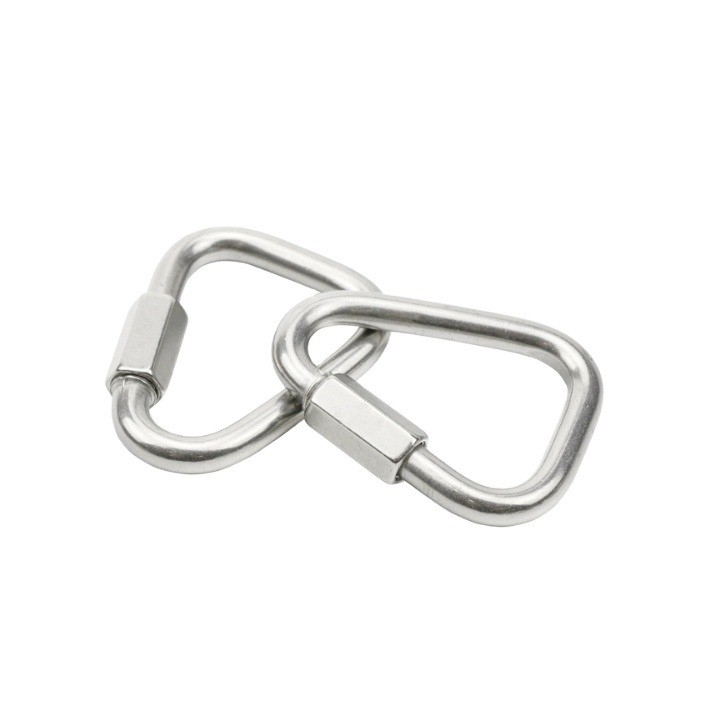 ZINC 304 316 Stainless Steel Square-Shaped Threaded Quick Connecting Links with Black Oxide Finish and Highly Polished