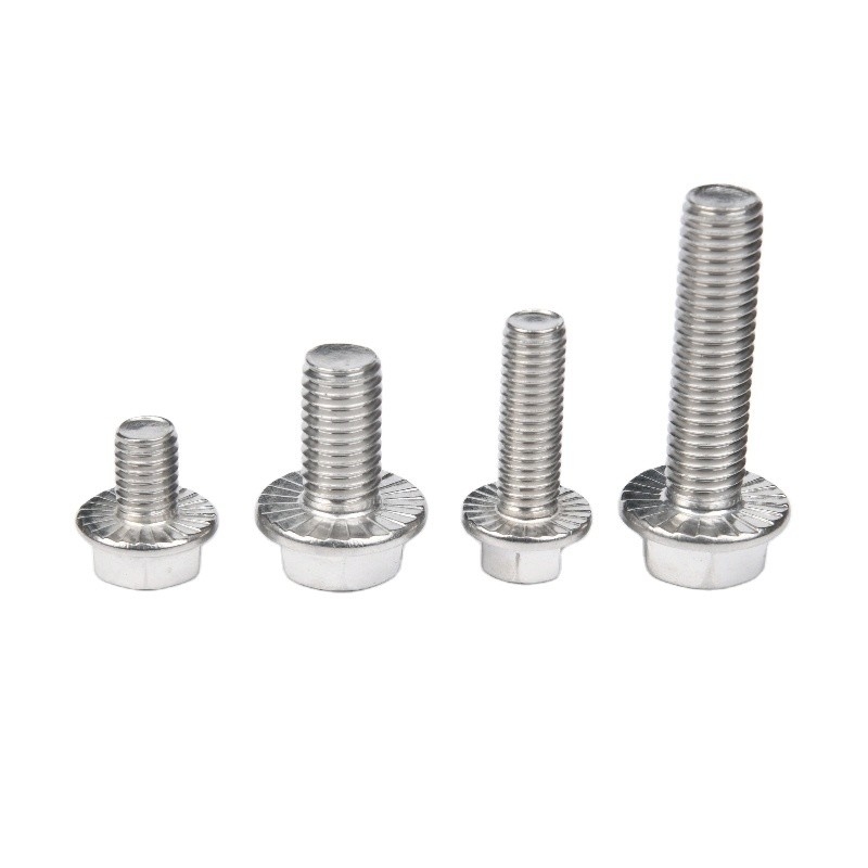 Zinc Coated M8 to M27 Size Plain Finish Carbon Steel Carriage Bolts with Hex Flange and Grade 8.8/10.9/12.9 Standard