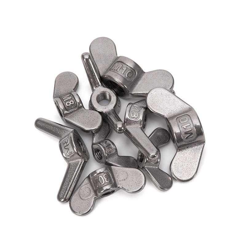 Metric Measurement System Wing Nuts Butterfly Stainless Steel 304 316 M2M3M4M5 Din315 for Water Treatment Effectiveness