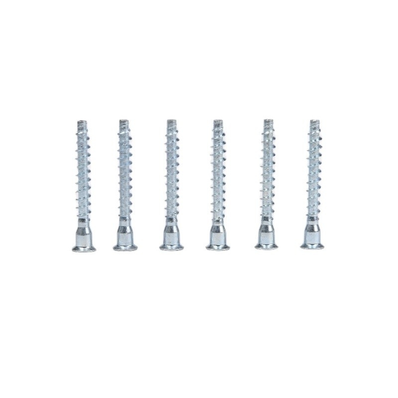 Wooden Hex Socket Flat Head Confirmative Chipboard Screws in Metric Size M1.6 M2 M2.5 M3 M4 M5 M6 M8 M10 M12 M14 M16 M20