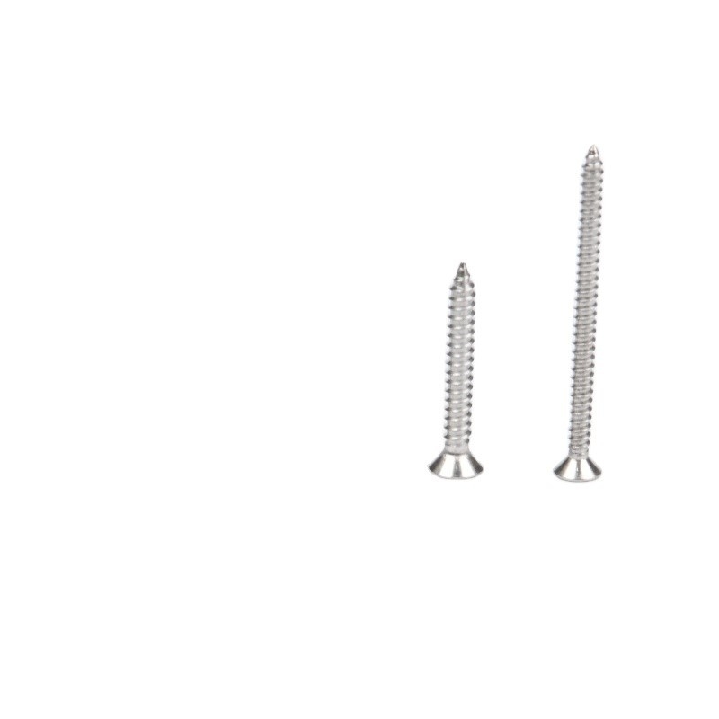 Self Tapping CSK Flat Head Chipboard Wood Screw 304 316 Stainless Steel for Plastic Metal in INCH Measurement System