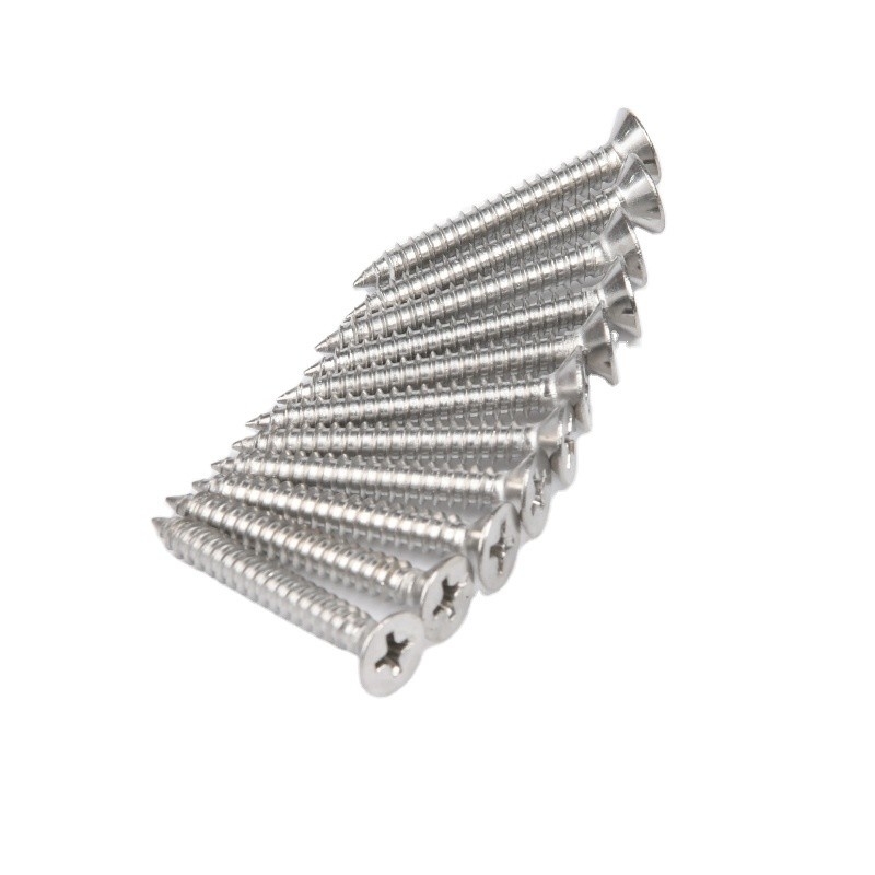 ANSI/ASME Standard Stainless Steel Round Countersunk Head T30 Machine Thread Security Self Tapping Screw with Oval Head