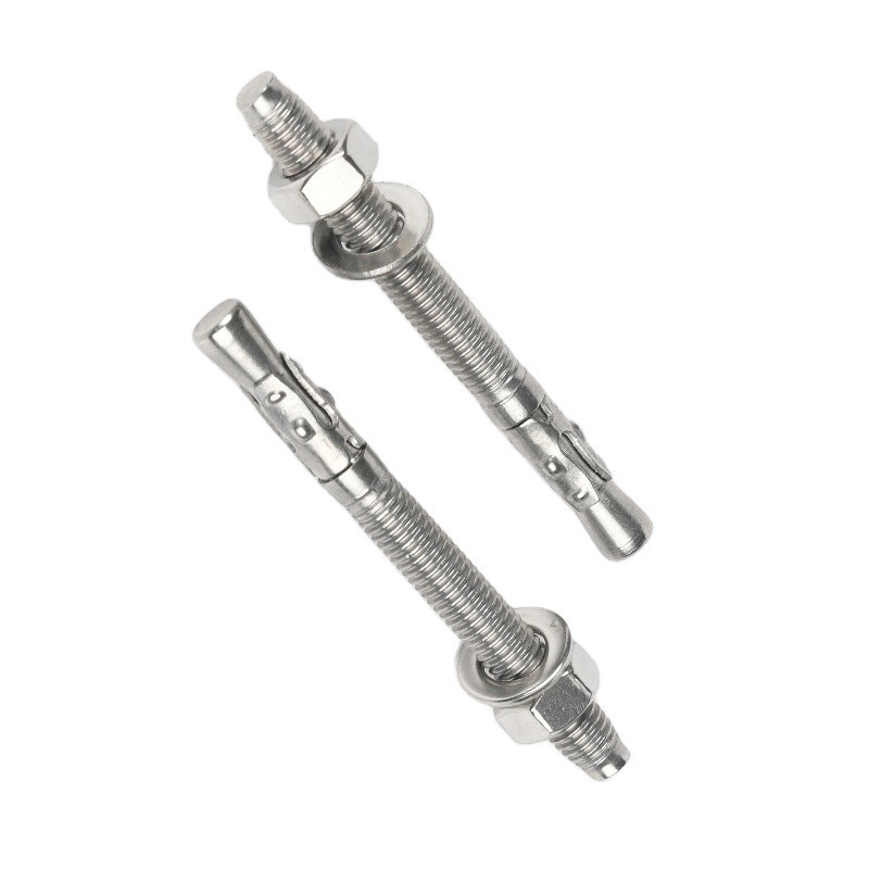 Passivation Finish 304 Stainless Steel Wedge Anchor Expansion Screws Metric DIN Standard for Car Maintenance Solutions