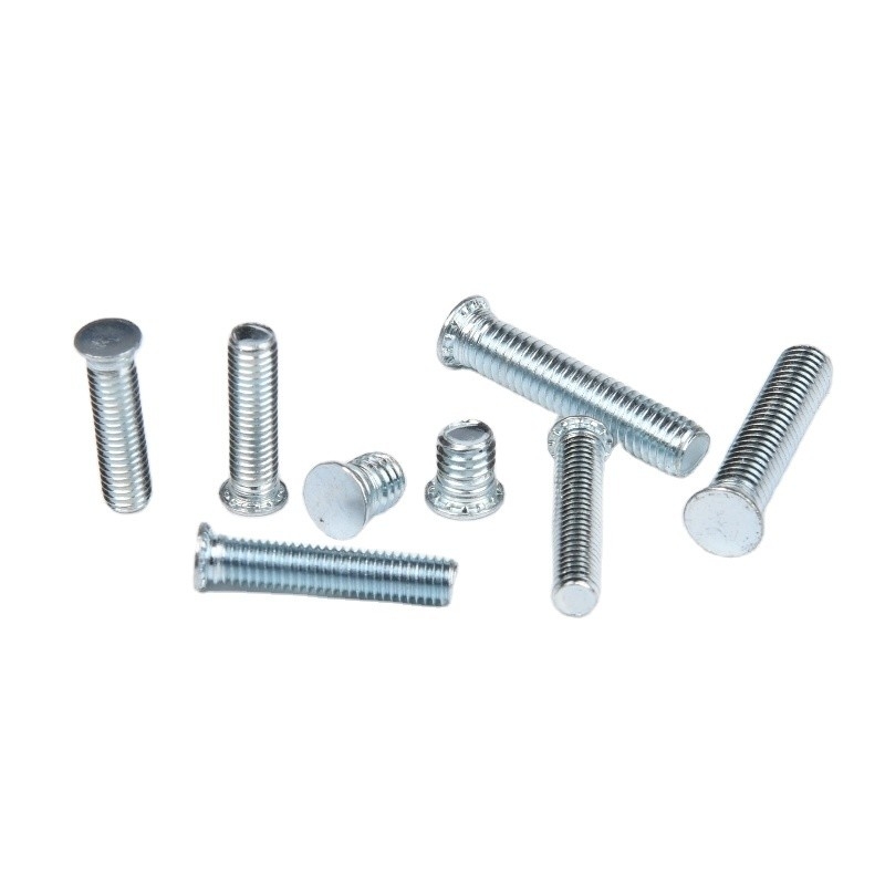 Automotive Industry Silver Finish Stainless Steel Spot Welding Screw M3 M4 M5 M6 M8 M10 with Plain Finish