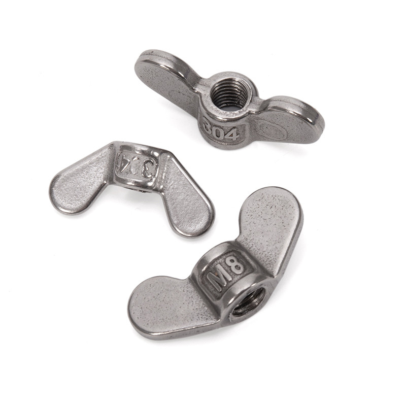 JIS Standard Stainless Steel Wing Nut Butterfly M8 M6 M10 for Custom and Heavy Industry Applications