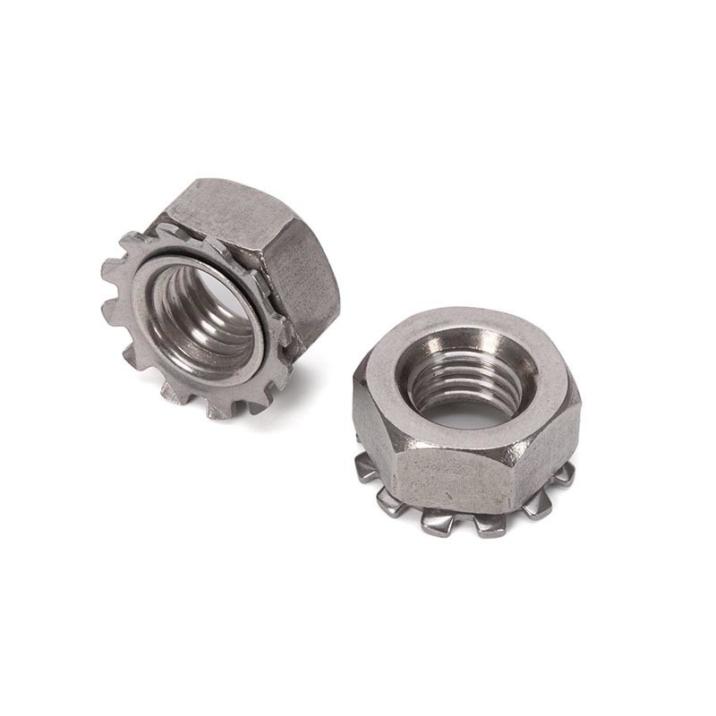 Metric Measurement System ZINC PLATED M6 M8 Stainless Steel K Nuts with ANSI/ASME Standard and Free Spinning Washer