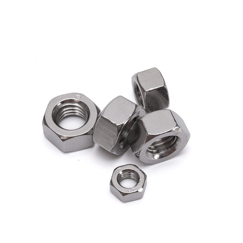Industrial Applications High Strength Carbon Steel Hexagonal Nut with Metric Measurement and Galvanized Zinc Plating