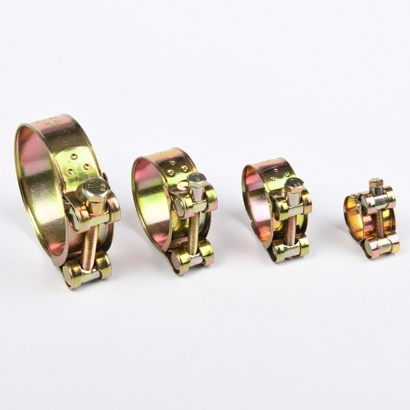 OEM Customized Support Heavy Duty T Bolt Spring Pipe Clamp with Stainless Steel Hose Clamp and Adjustable Tube