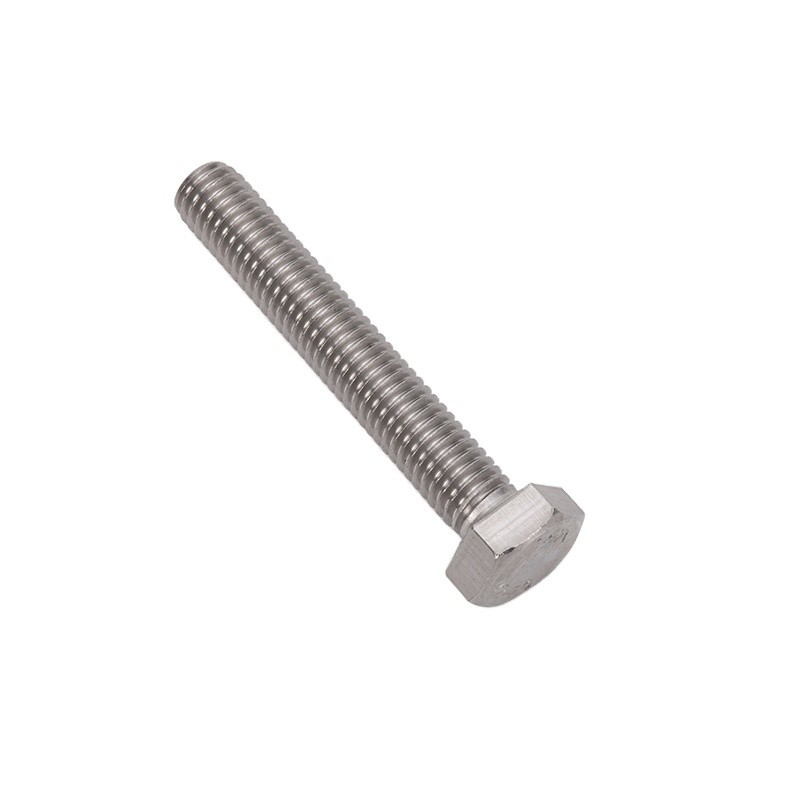 ZINC PLATED Stainless Steel Hexagon Bolts And Nuts DIN933 for Mechanical Applications m3 m4 m5 m6 m8 m10 m12 m14 m16 m20