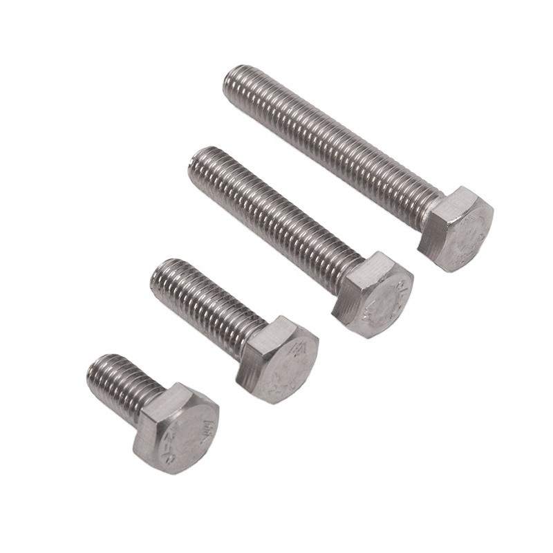 ZINC PLATED JIS Standard Stainless Steel Hex Bolt M3 M4 M5 M6 All Size Bolts with Customized HEX Head and Finish