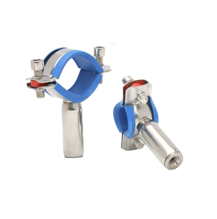 ODM Customized Fastener Pipe Support Clamp for Sanitary Quick Pipe Clamp and Metric Stainless Steel 304 Pipe