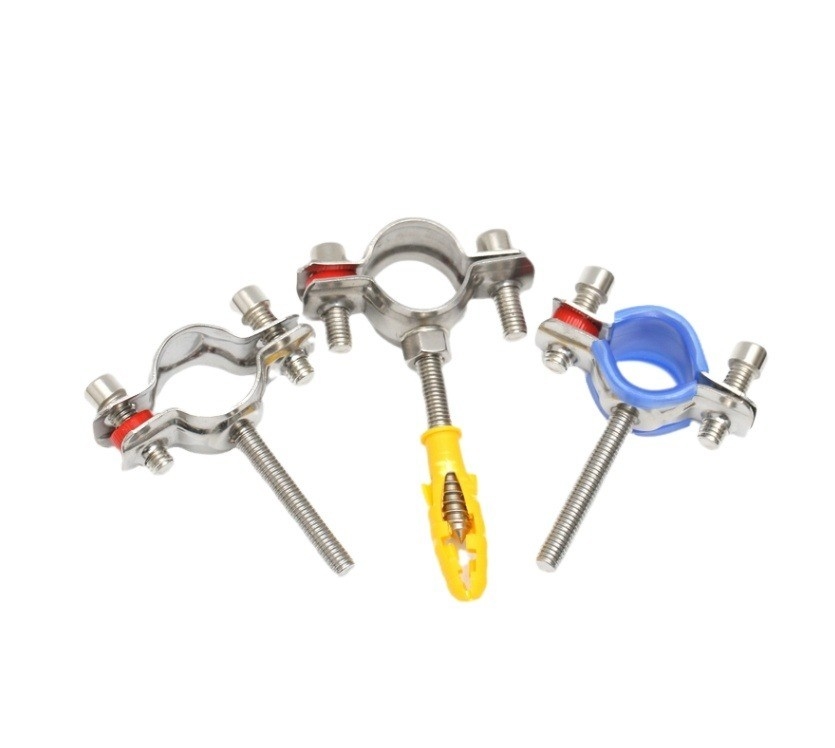 Customized ODM Rubber Cushioned Stainless Steel Cable Clamp for Fixed Pipe and Wire Installation 16-300mm Standard