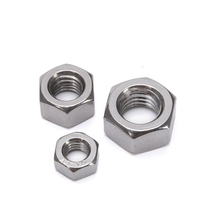 Plain Finish M32 and M50 Zinc Plated SS Hex Nuts for Heavy Duty Automotive Fastening Solutions in GB Standard