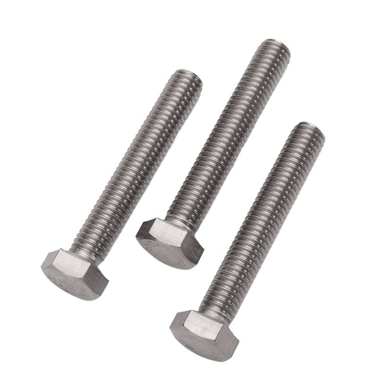 ZINC PLATED Finish DIN933 304 Stainless Steel Hex Bolts for High Competitio INCH Measurement System DIN Standard