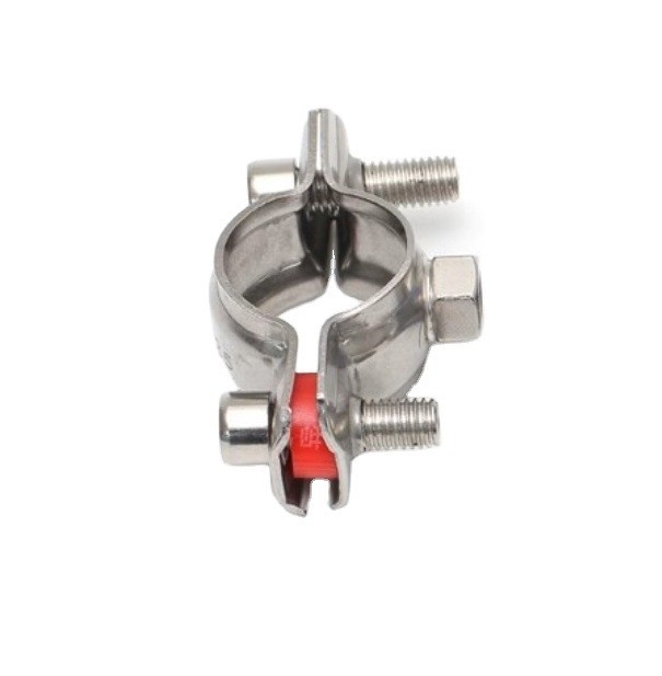 16-300mm Healthcare Application Standard Stainless Steel 304 Pipe Support Clamp Sanitary Quick Pipe Clamp Fastener