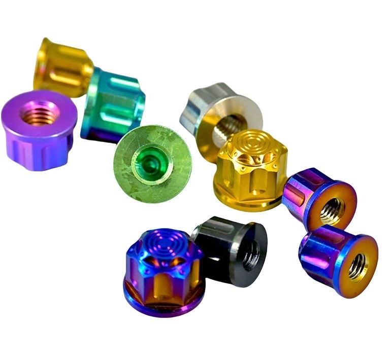 Metric Gr5 12 Point Titanium Nut for High Strength Applications in DIN Standard 304 Stainless Steel and Zinc Plated
