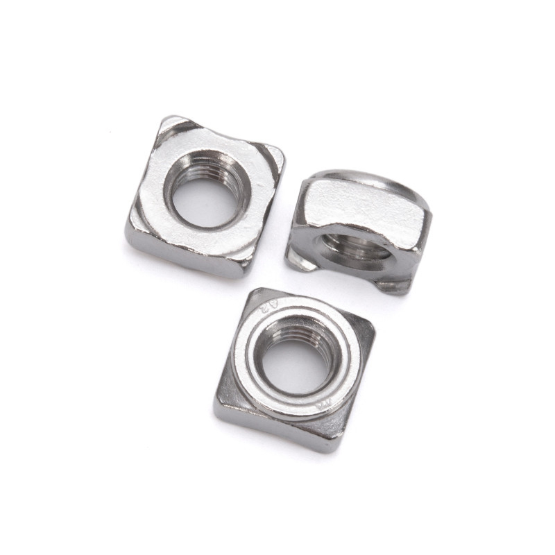 304 Stainless Steel Square Welding Nut for Fasteners in Heavy Industry Welded Nut ISO Standard Retail Industry