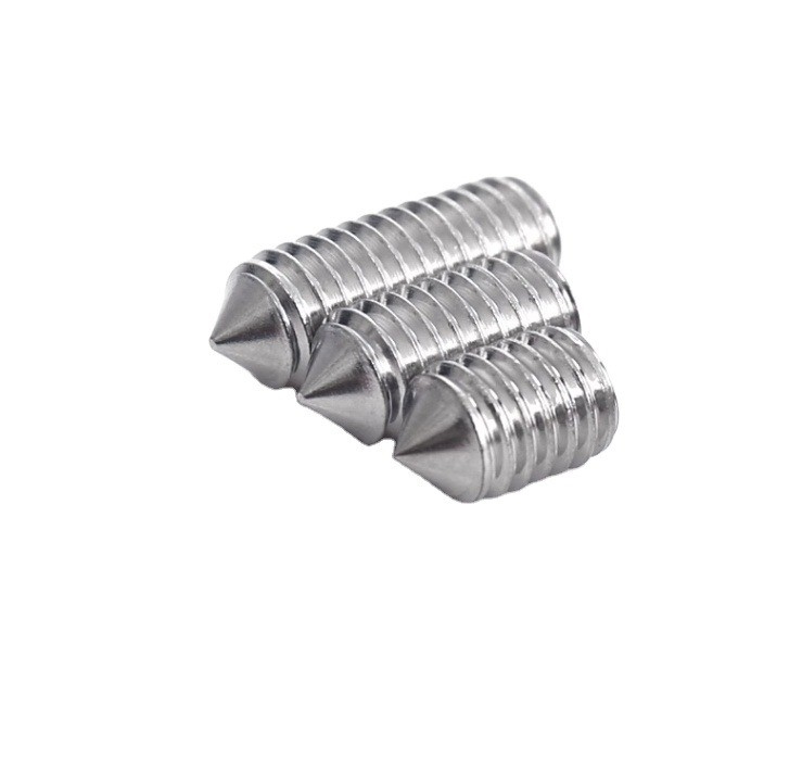Pan Head Polished 304 Stainless Steel Set Screw DIN916 Hex Headless Screw with Standard DIN and Polishing M1-M12