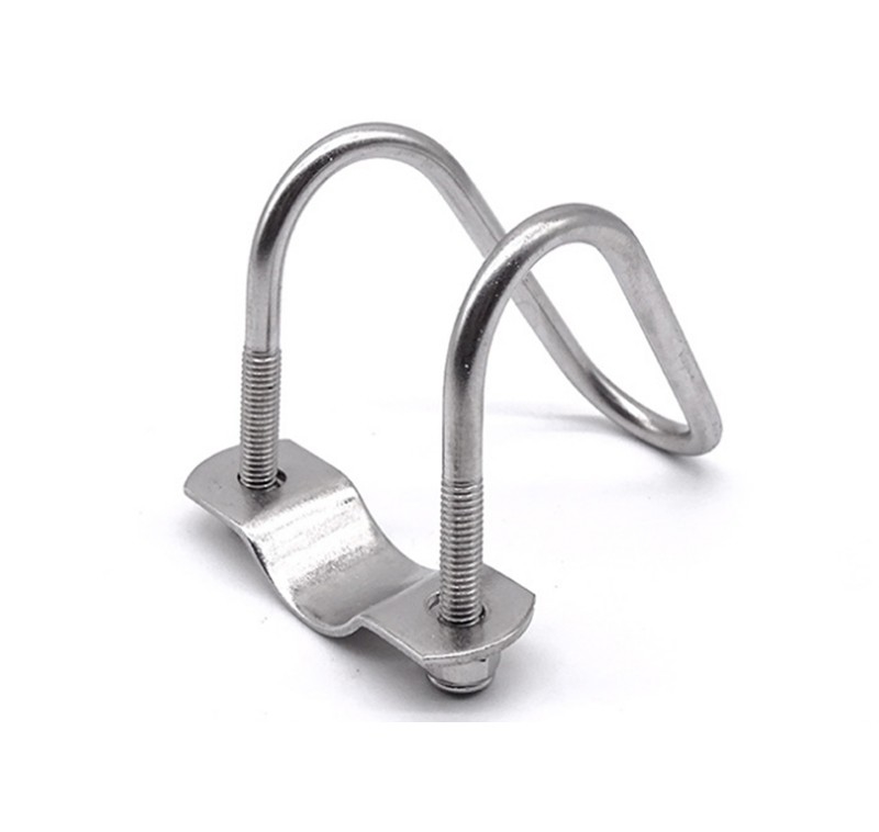JIS Standard Galvanized Steel Support U Bolts With Nut for Strong and Sturdy Support m3 m4 m5 m6 m8 m10 m12m16 m20