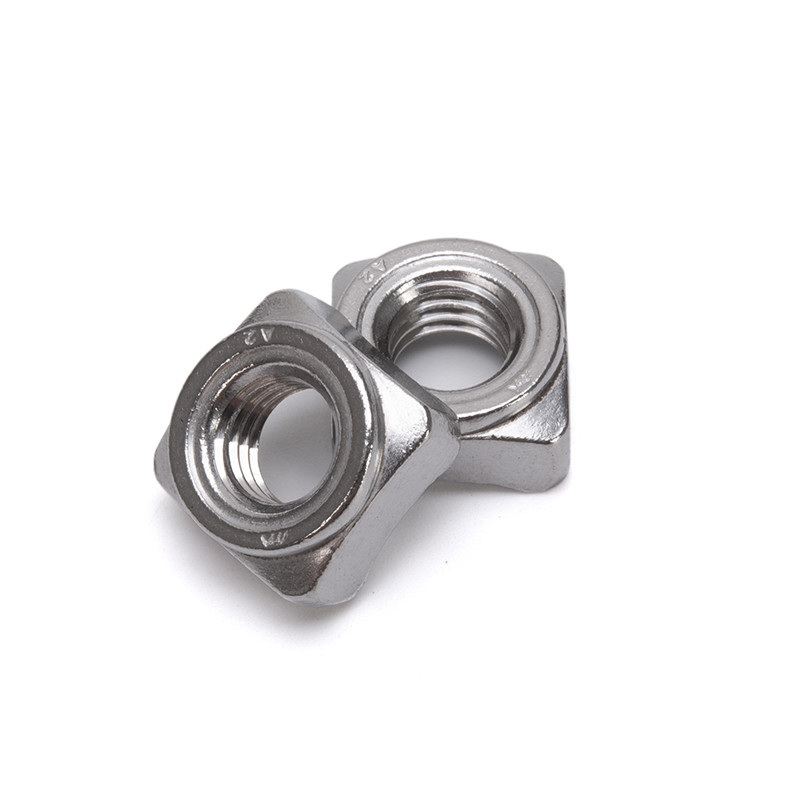 ISO Standard Water Treatment with Chrome Plated Finish and M4-M16 Carbon Steel Stainless Steel Din 928 Plain Square Weld Nut