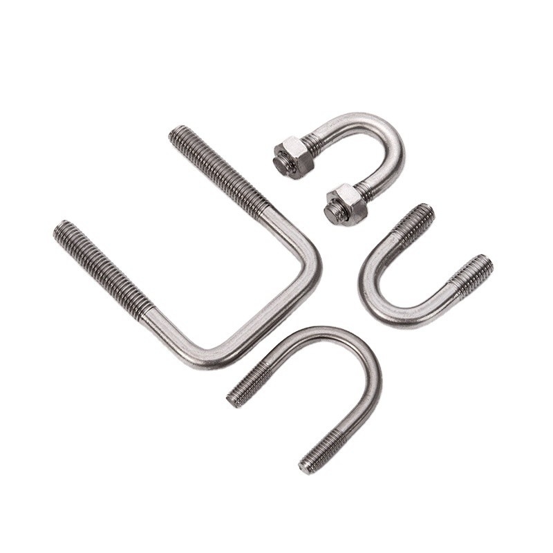 ZINC Finish ANSI Standard Stainless Steel Square U Bolt for High Strength and Hardness M3 M4 M5 M6 M8 M10 M12 M16 M20