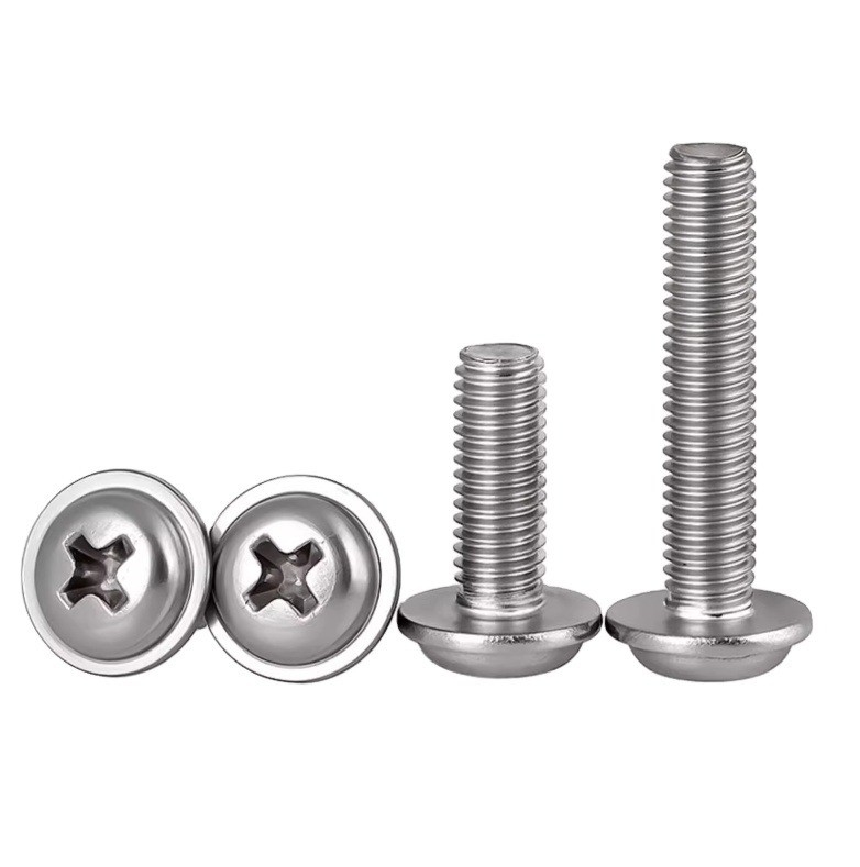 304 Stainless Steel Allen Drive Bright Finish Full Machine Thread Button Head Bolt Screw ISO Standard for Industrial