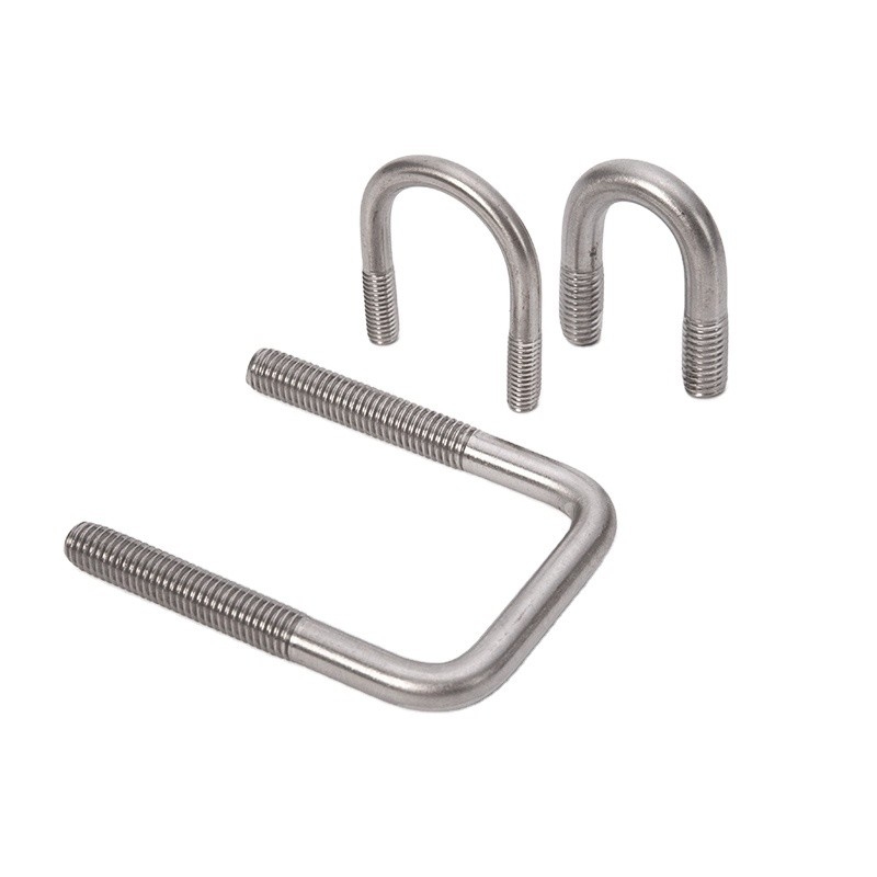 ZINC Finish Round Bend U Bolt for Construction Projects in Building Made of Stainless Steel