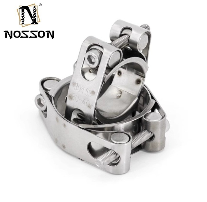 ZINC Finish Stainless Steel Collar Pipe Clamps for Customized Support of High Load Capacity Heavy Duty T Bolt Hose Clamp