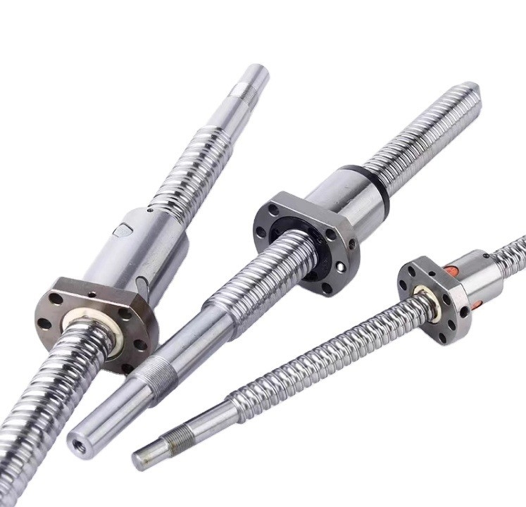 Customized C7 C5 Linear Motion Ball Screw DFU1605 SFU1610 SFU1605 With Screw Nut Full Set Kits in High Precision Steel