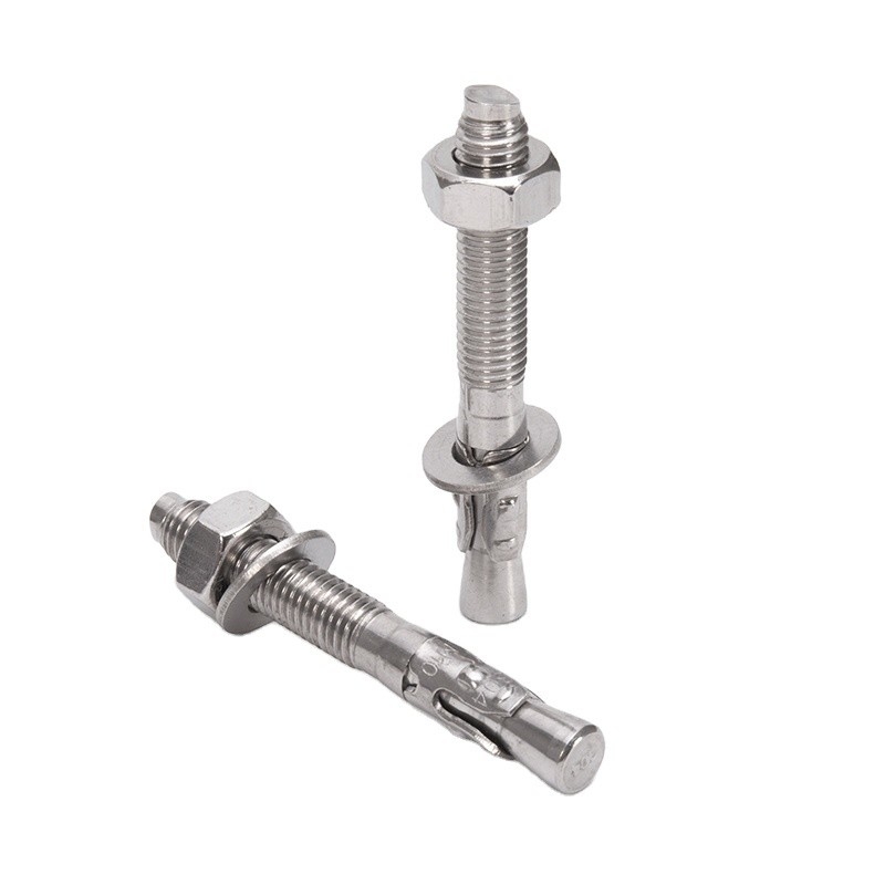 Customizable Silver Galvanized Wedge Anchor Bolts for Your Capacity Requirements Longer Life TiCN Finish
