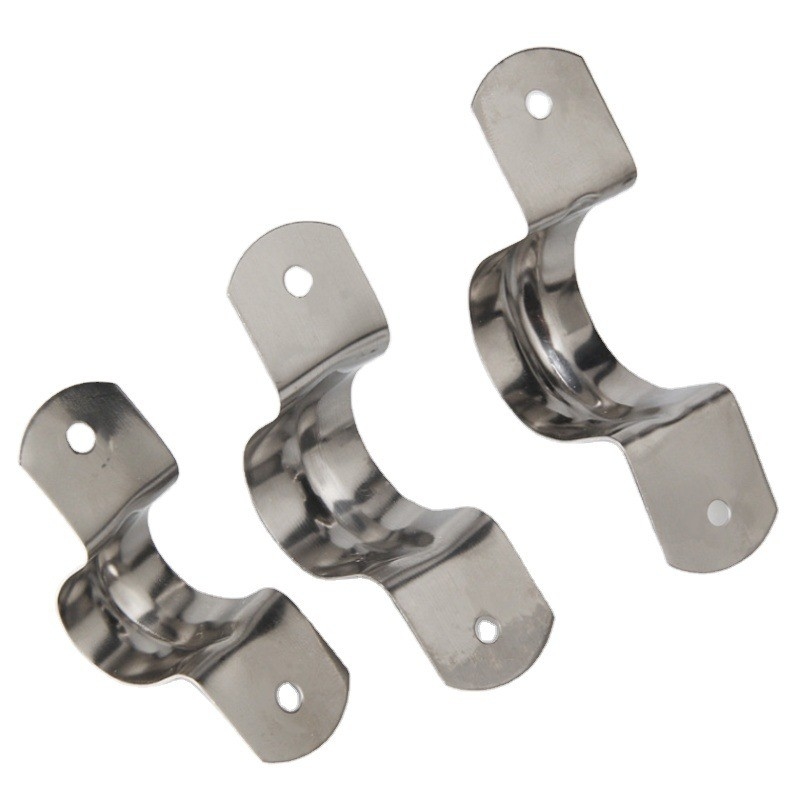 ZINC Finish U Type Stainless Steel Metal Hose Saddle Pipe Clamp for Heavy Duty Bolts and Customer Satisfaction