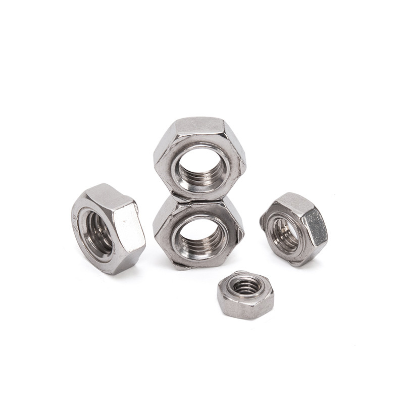 Customized Imperial Inch Zinc Plated Hex Bolt and Nuts for Heavy Industry Application Flat Hex Hexagon Thin Nut Jam Nut
