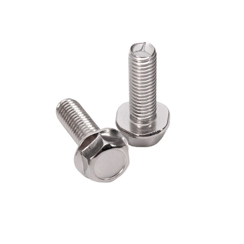 A2-70/A4-80/304/316 Grade Black Flange Bolt All Sizes with DIN Standard Stainless Steel