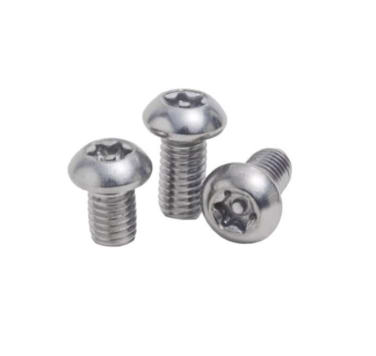 ANSI Standard Stainless Steel Torx Button Head Socket Security Screw for Various Industries Measurement system INCH M1.6