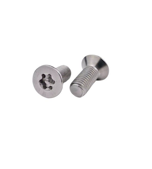 Metric Measurement System Flat Head Stainless Steel Tamper Proof Anti Theft Torx Security Screw with Pin M3 M4 M5 M6 M7 M8