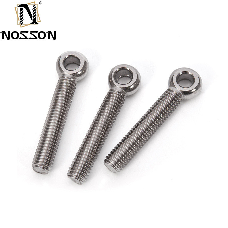 ZINC Finish Stainless Steel Eye Bolt M6-M30 in DIN Standard for Sturdy and Long-Lasting Fastening Solutions