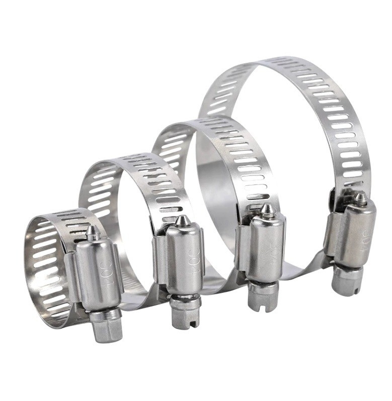 Customized Support ODM Metric Measurement American Type Swivel Clip Stainless Steel Clamp and Hose Clamp with Pipe Hoops