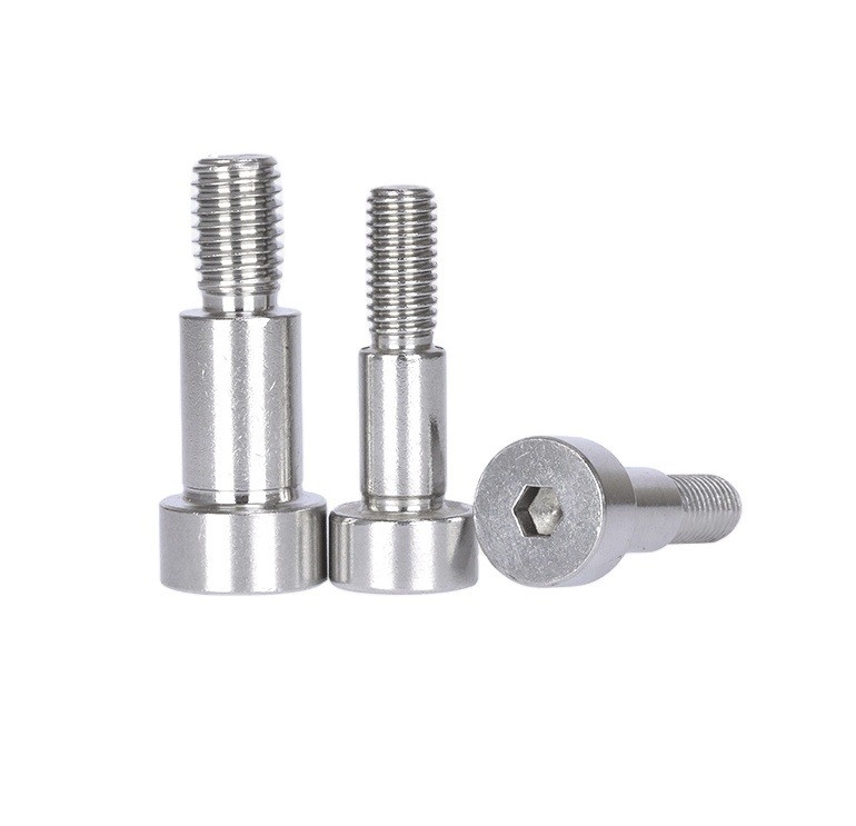 Customized Size Flat Head Shoulder Screws in Sales with Metric Measurement System and Polishing 304 Stainless Steel